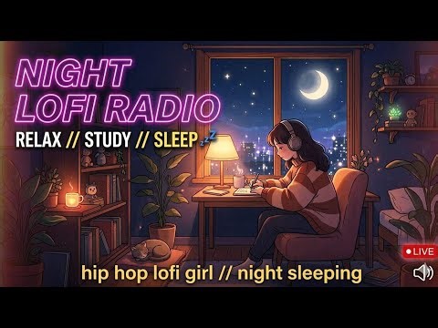 ​🔴 LIVE 24/7: Lofi Girl Vibes 📖 Rain Ambient & Beats for studying concentration and sleeping