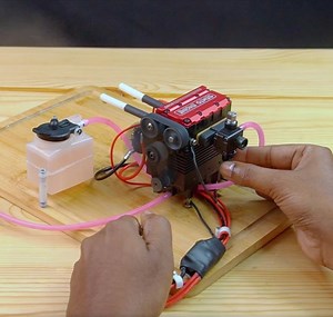 6.3K views · 63 reactions | Build and testing a miniature Engine DIY Model | Madi Collin | Facebook