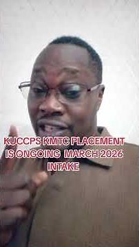 KMTC MARCH 2026 PLACEMENT IS OUT VIA KUCCPS #kmtc #kmtccourses #kmtcrequirements #kmtcrequirements