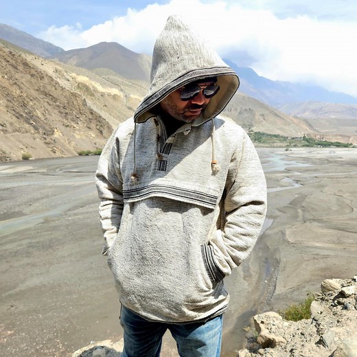 Cotton Baja Hoodie: Fleece Lined Mexican Pullover With Wooden Toggles - Etsy