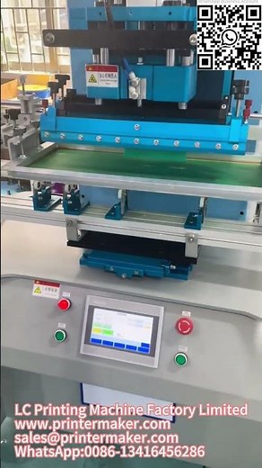 Curved Screen Printing Machine # Cylinder Printing LOGO # Cylinder Automatic Screen Printing Machine