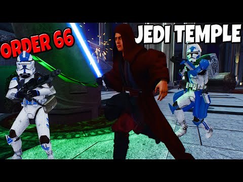 501st ORDER 66 Siege of JEDI TEMPLE! - Star Wars: Battlefront II Remastered Mod