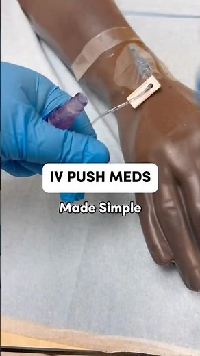 🚨 Giving IVP meds wrong can cause severe hypotension or arrhythmias! #IVPushMeds #NursingSkills