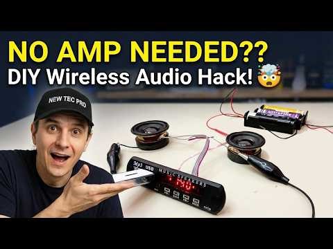 Run Bluetooth MP3 Decoder Board WITHOUT Amplifier? 🤯 DIY Audio Hack