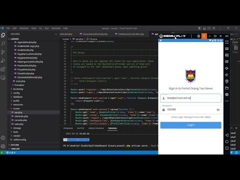 Integrasi Project Laravel ke Android