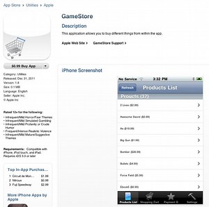 Apple's internal 'GameStore' iOS testing app mistakenly hits App Store | AppleInsider