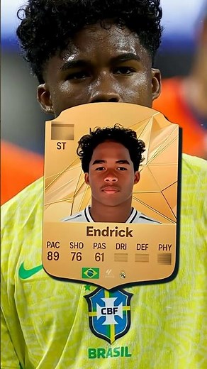 What did Endrick's card look like in FIFA? 😳