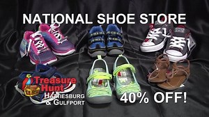 14K views · 78 reactions | Straight from Colorado, an entire nationally known shoe store just arrived at Hattiesburg and Gulfport Treasure Hunt! 24,000 pairs of shoes, plus more arriving daily, all 40% off! The latest styles for ladies, men, and children by brands like Nike, Steve Madden, Dockers, Kenneth Cole, XOXO, Asics, New Balance, Reebok, Vans, Sperry, Timberland, Skechers, and more! All 40% off! | Treasure Hunt | Facebook