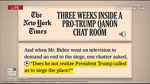 WATCH: House impeachment managers show video of the Jan. 6. assault on the Capitol from the mob's perspective. "Stop the steal!" "Fight for Trump!" "Invade the Capitol building." "And we are listening to Trump — your boss." | PBS NewsHour