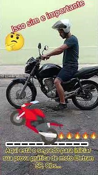 This is what you need to know to start your motorcycle practical test at Detran SP 🏍️🔥🔥🔥🔥🔥