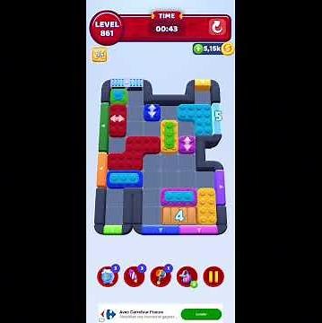 Color Block Jam - Level 861 solution #games #gaming #puzzle #gameplay