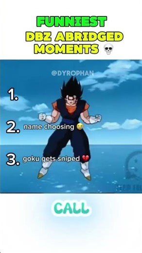 Ranking FUNNIEST DBZ Abridged Moments 😭 #shorts
