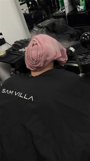 Jose Pineda on Instagram: "Low taper with a clean shave to finish. 💈 Cleaned Ernie up and added Fireball Red by Pulp Riot for the pop. Focused on the details and refining the craft every day. ✨Tap Book Now or Link in bio when you’re ready #barber #redhighlights #foryou #elginbarber #villaparkbarber"