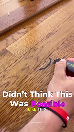 DIY Fix for Gouged Hardwood Floors