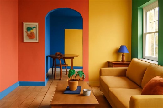 Color-blocking: la tendencia que transforma espacios con personalidad y estilo