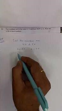 Two numbers are in the ratio 4: 5 and their HCF is 11. Find the LCM of these numbers #mathematics