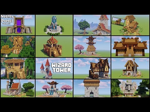 20+ Awesome Minecraft Builds [ World Download ] ( Minecraft Timelapse )