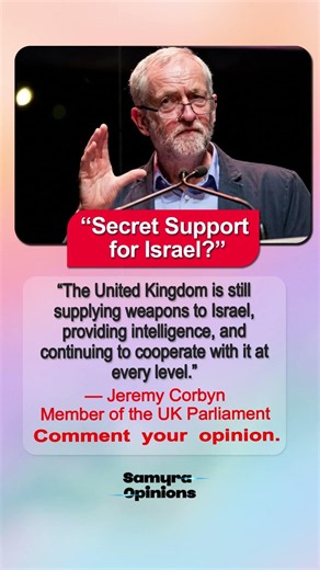 Jeremy Corbyn demands UK stop funding Israeli military operations #activism #trending