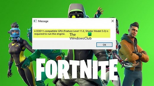A D3D11 compatible GPU is required to run the engine