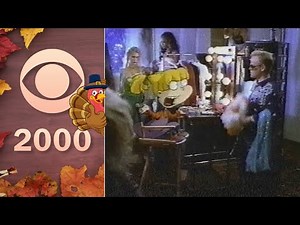 WCBS (CBS) commercials and split-screen credits [November 21, 2000]