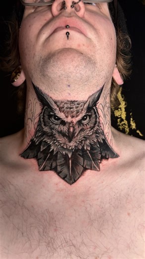 Aaron Inks on Instagram: "Cover up work in progress Sick and tired of your old tattoos? I got you covered😉 $200 per hour ➡️ DM me or Book through the shop site: link in bio ⚠️ Be sure to select “Aaron” as your artist in the request form! #karmmatattoo #yvrtattoo #yvrtattooartist #coveruptattoos #owltattoo"