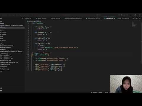 Program Input Nama ke file txt, Validasi dan Error Handling, Calculator dengan OOP dan Unit Testing