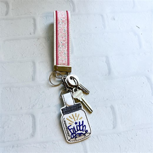 Faith Keychain: Let Your Light Shine Christian Purse Charm, Key Chain, Bible Bag Tag - Etsy