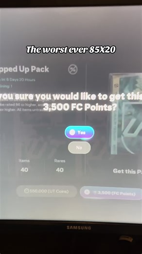 85X20 Pack Review: The Worst Ever Ultimate Team Option