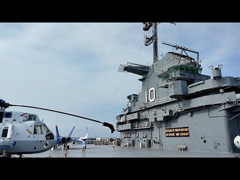 🇺🇸 USS Yorktown (CV-10) Tour 4K: Inside the Massive WWII Aircraft Carrier Museum in Charleston, SC