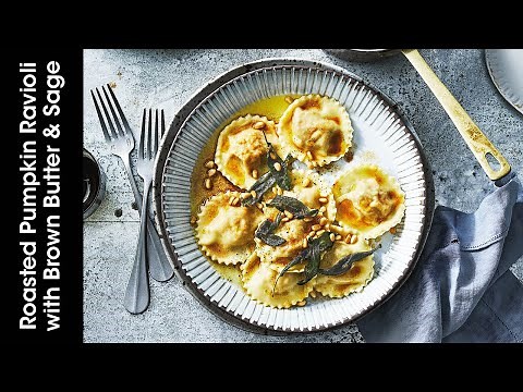 Roasted Pumpkin Ravioli with Brown Butter & Sage (From Scratch) | What's for Dinner? | Coles