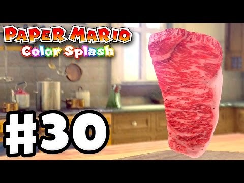 Paper Mario: Color Splash - Gameplay Walkthrough Part 30 - Tangerino Grill 100%! (Nintendo Wii U)