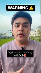 4.4M views · 3.3K reactions | Big Crash is coming in GOLD? [ gold, gold investment, gold price today, gold invest or avoid, gold etf, gold bees ] #viral #explorepage✨ #gold | Smit Thakkar | Facebook
