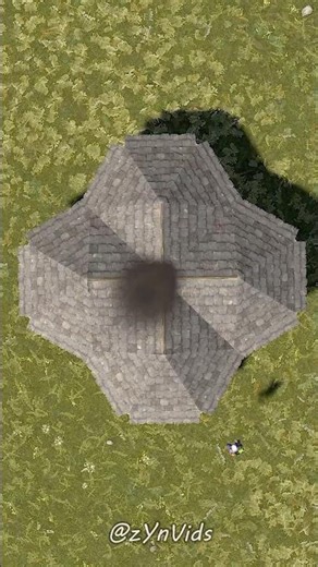 How to build the most simple furnace base design in #rust #rustbase #rustgame #gaming #rustshorts