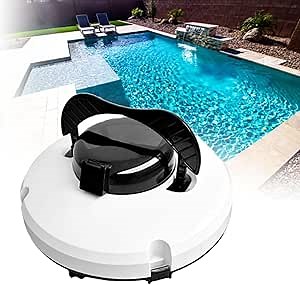 Automatic Pool Cleaning Robot - Smart Cordless Pool Cleaner - Wall Climbing Pool Cleaning Robot - Clean Above-Ground and Underground Pools with A Water Depth of 3 m and 100 Square Meters