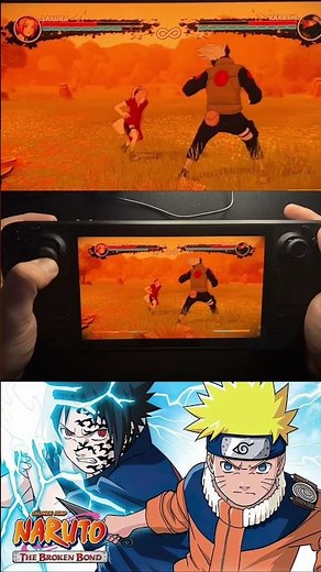 Naruto The Broken Bond Steam Deck Performance Gameplay With Xenia #steamdeck #gaming #steamos