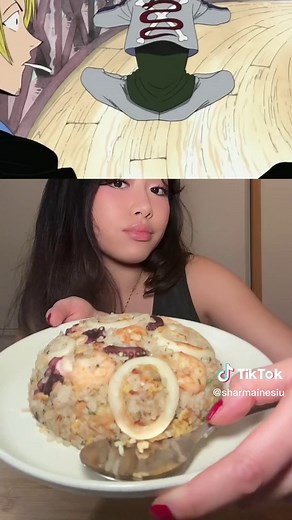 Sanji’s Seafood Fried Rice Recipe from One Piece