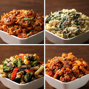 Rotini Pasta 4 Ways FULL RECIPE: http://bzfd.it/2cgLphu | Tasty