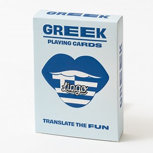Greek Lingo Playing Cards - Etsy