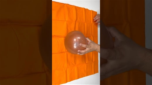 Wrap a Walmart bouncy ball in fabric 🦋😍