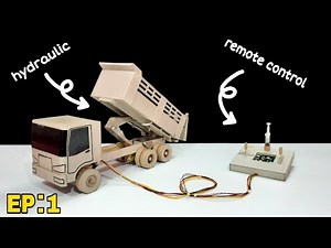 How to make remote control a truck from grey cardboard paper. EP:1 | By: The R