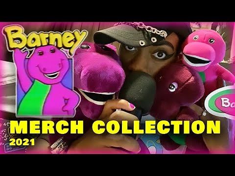 My BARNEY Merch Collection ! (The 2021 Barney Plush , Barney CDs and more!) | On Stage