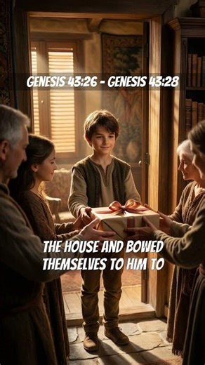 📖 Today's Verses: Genesis 43:26 – Genesis 43:28