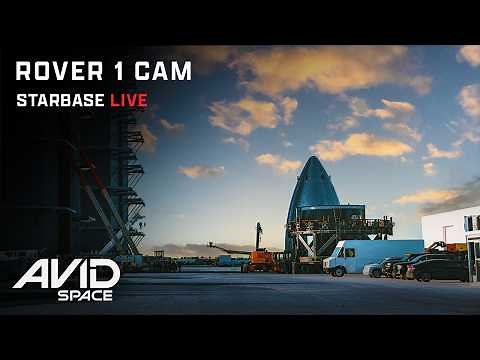 Starbase Live Rover Cam - SpaceX Starship Launch Facility