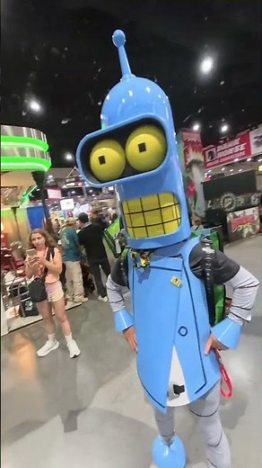 Bite my shiny metal Comic-Con badge! Bender’s here and SDCC just got 100% more metallic! #SDCC2025