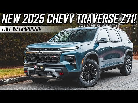 New 2025 Chevy Traverse Z71 | Interior & Exterior Details!