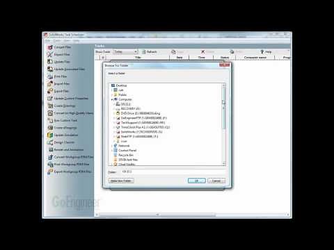 SOLIDWORKS - Create Drawings using the Task Scheduler