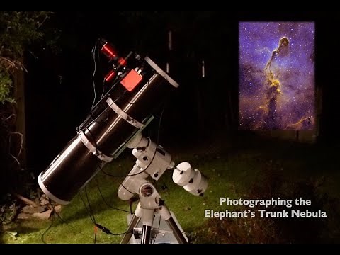 Astrophotography - Photographing the Elephant's Trunk Nebula (Narrowband imaging)