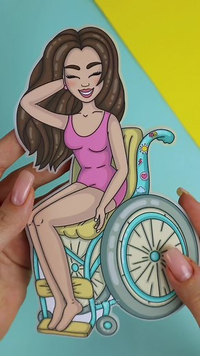 Free Printable Kate Made Paper Dolls | Funblindbag.com