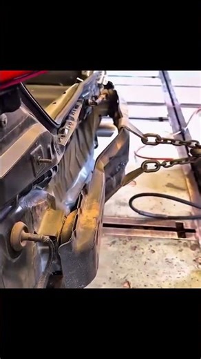 Auto Body Alignment Repair Process.