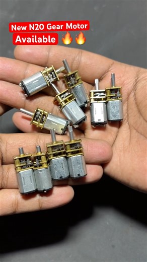 Mini N20 Gear Motor Available ⚙️ Dc Motor Projects #dcmotorprojects #shortvideo #gearmotor #shorts